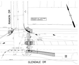 Glendale and Rankin Crosswalk Drawing