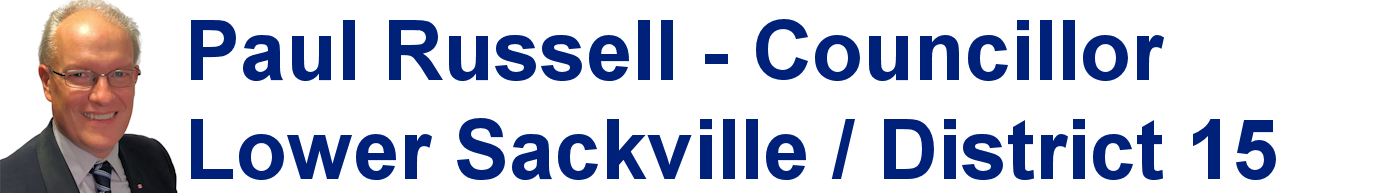 Paul Russell - Councillor for Lower Sackville / District 15